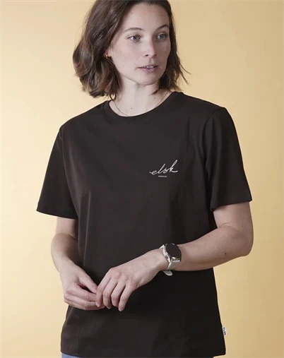Elsk - Signed Basic Woman's Classic T-Shirt - Soil Brown 